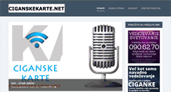 Desktop Screenshot of ciganskekarte.net